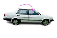 Fits: 1988-1992 VW Golf& Jetta 4D Sedan& Hatchback Front Right Door Window Glass