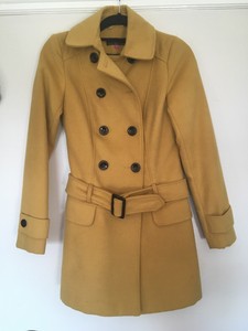 new look yellow coat