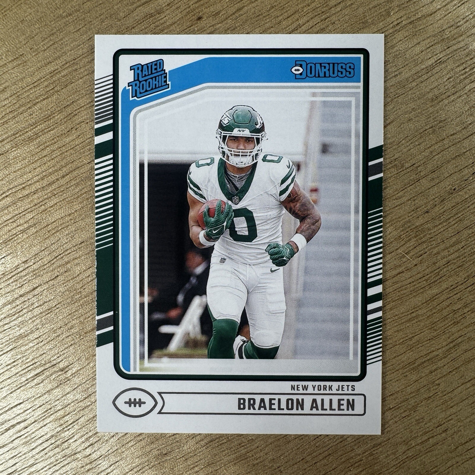 Braelon, Braylon Allen -2024 Panini Donruss   Rated Rookie NY New York Jets #306