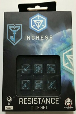 Ingress Resistance Dice Set - Q-Workshop - NIB 