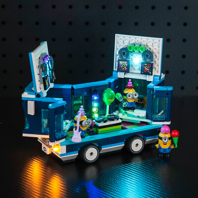 LED Light Kit for LEGO Minions' Music Party Bus Lighting 75581