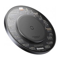Baseus 15W Qi Kabelloses LadegeräT + USB-C Kabel 1M, Schwarz