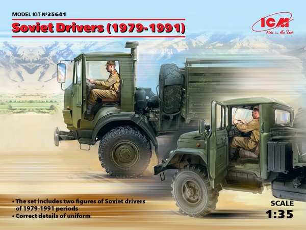 Soviet Drivers (1979-1991) (2 Zahlen) (100% New Formen ) 1:3 5 Plastic Model Kit-image