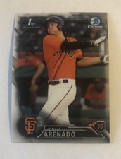 Jonah Arenado 2016 Bowman Chrome Prospect 1st Bowman #BCP240 SF Giants