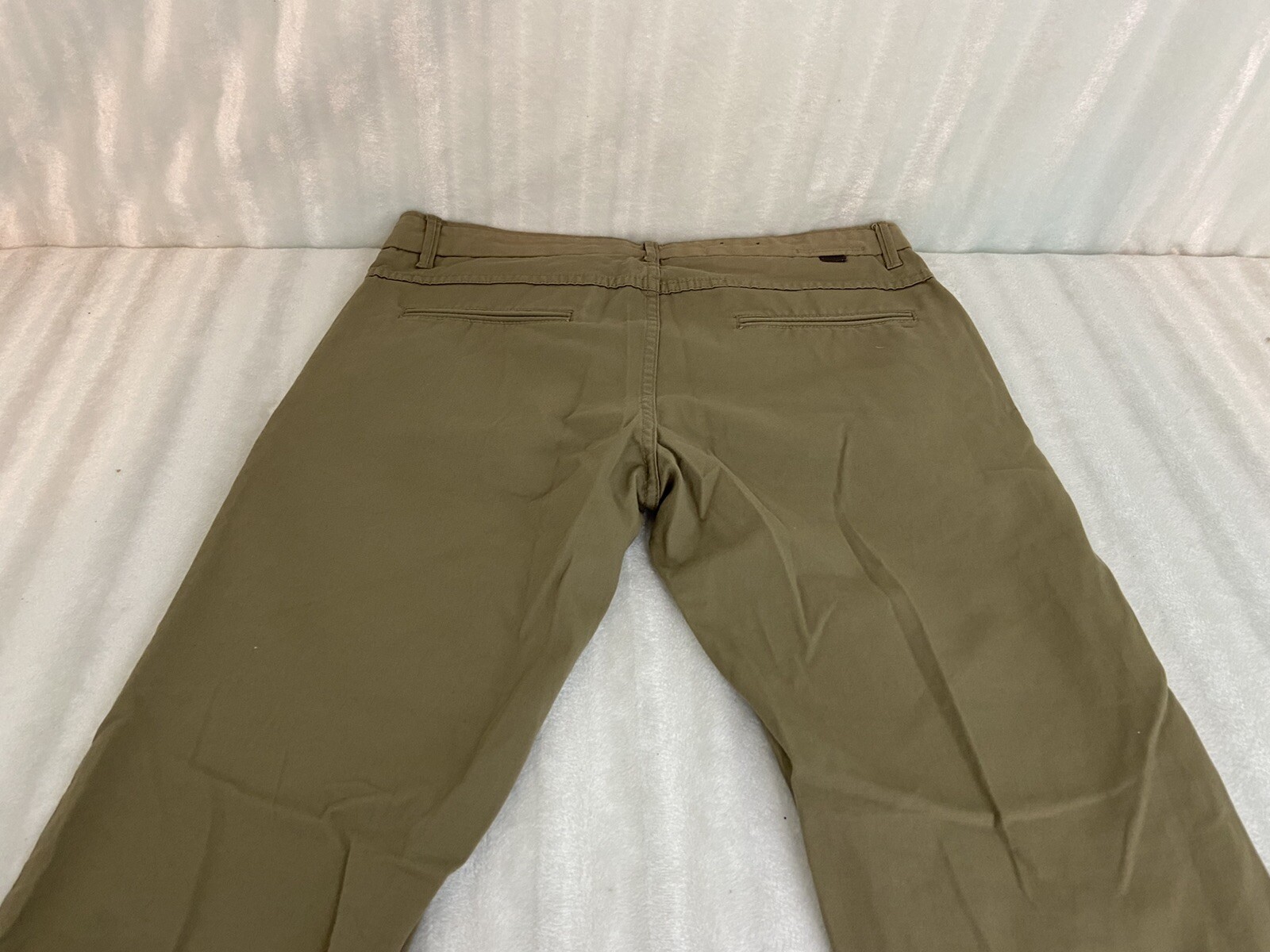 Zara Man Pants Mens 32 Flat Front Chino Brown - image 4