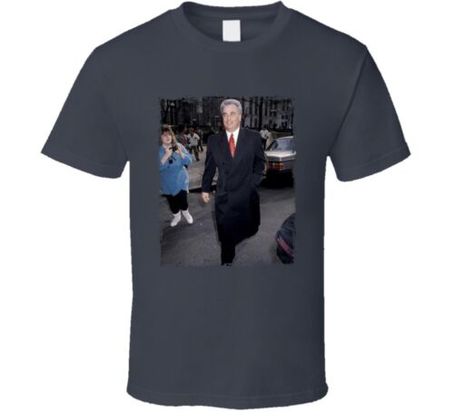 John Gotti New York Boss 80s Fan T Shirt - Afbeelding 1 van 1
