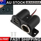<!--F#f_0-->12V/24V Car Cigarette Lighter Socket Splitter Charger Power Adapter Two USB Por%<!--F/-->