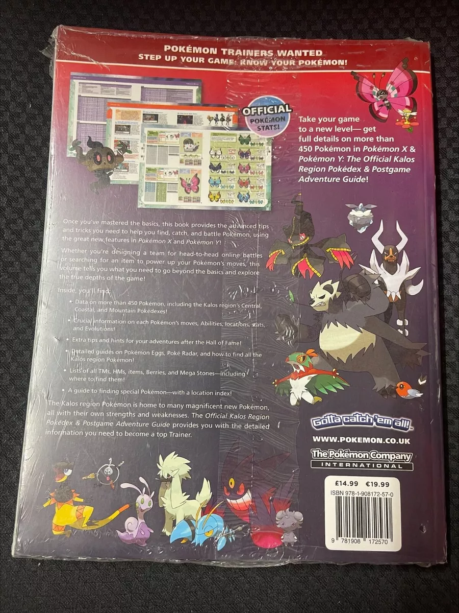 Pokémon X and Pokémon Y The Official Kalos Region Pokédex and Postgame  PAPERBACK