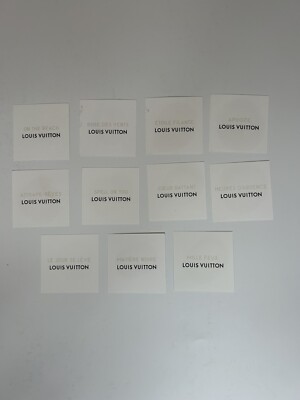 Louis Vuitton Parfum Duft Marketing Promotion Card Blotter X 11 Probe