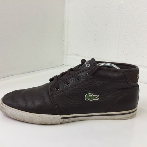lacoste sneakers brown