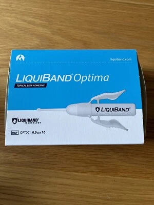 LiquiBand Optima Wound Closure Glue Tissue Adhesive. Sealed Box Of 10