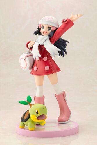 KOTOBUKIYA Artfx Jarno Pokemon Serie Amanecer Con Turtwig 1/8 Figura Japón - Imagen 2 de 20