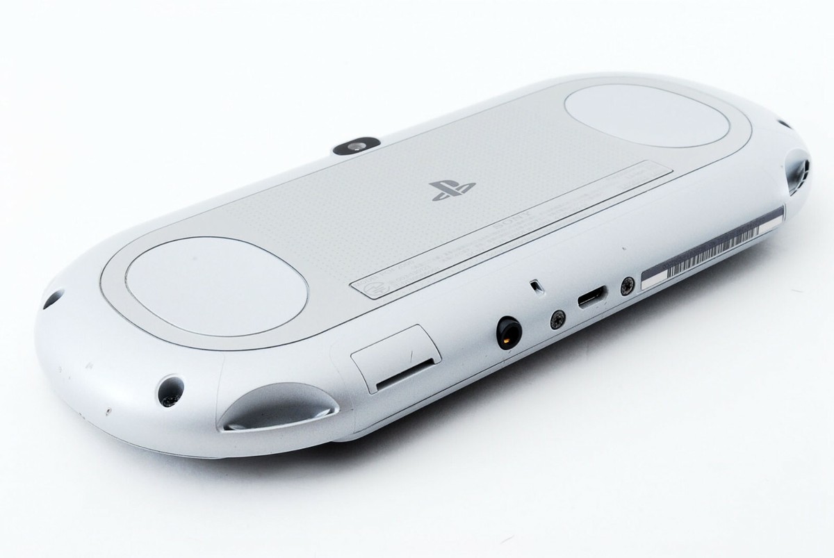 Sony PS Vita Silver Slim Playstation PCH-2000 w/ Charger