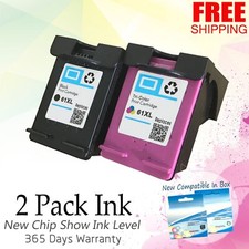 2pk 61XL Black/Color Ink For HP DeskJet 2540 2541 2542 2543 2544 ENVY 4500 5530