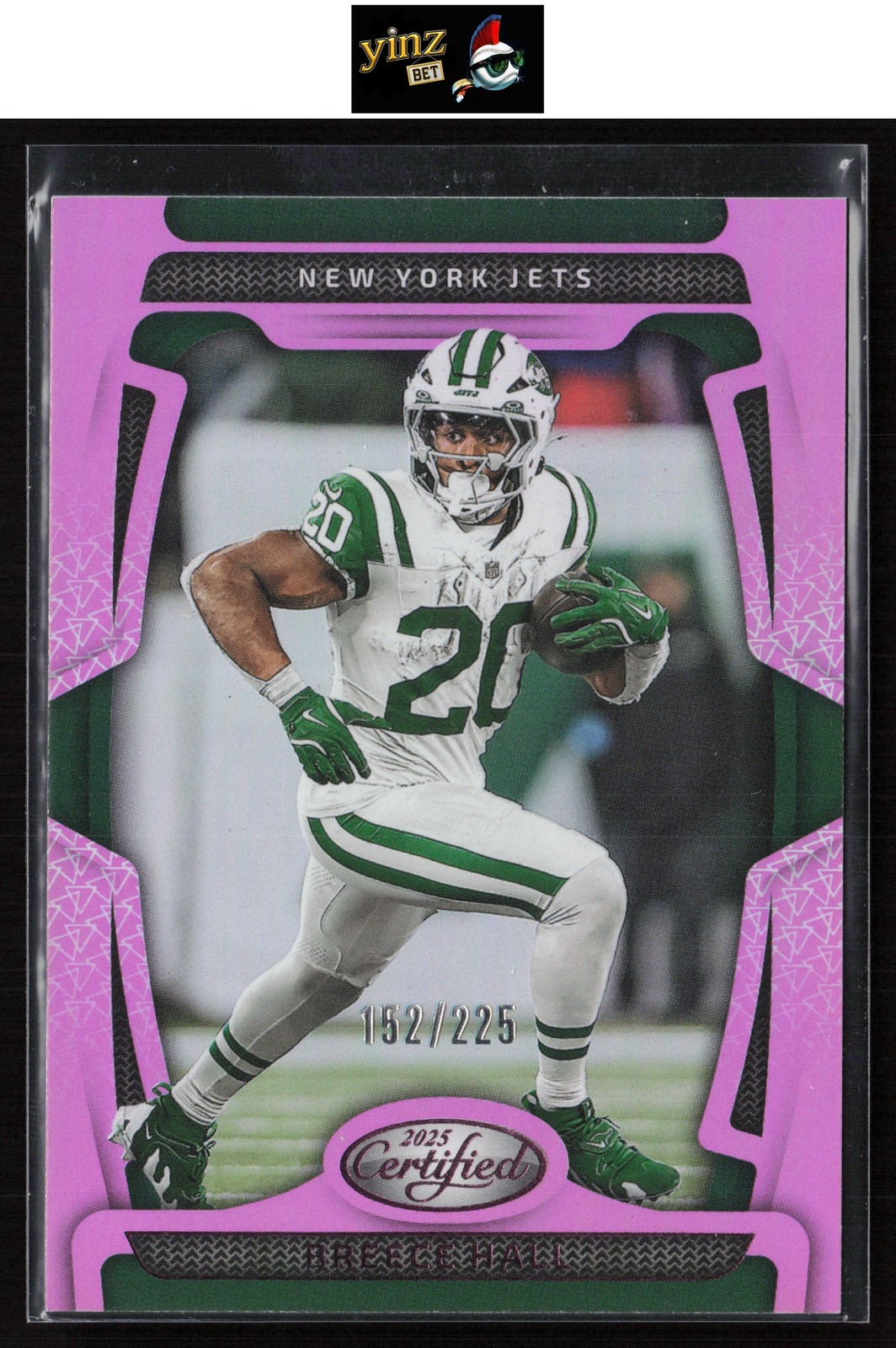Breece Hall #77 2025 Panini Certified New York Jets
