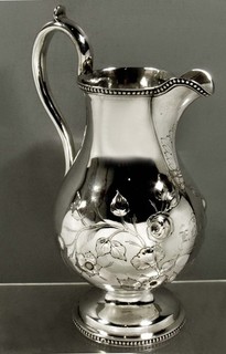Fessenden Bros Silver Pitcher 1850 1854 RARE MAKER