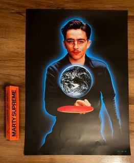 MARTY SUPREME Ping Pong Balls & Poster (70mm Screening Exclusive)
