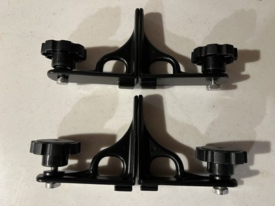 New Set Of Four Thule Tracrac Generation 1 and 2 Aluminum Load Stop