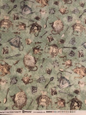 Tea Time By Iron Orchid Designs For Clothworks Fabric 