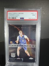 2025 Topps Chrome Cooper  Flagg  Activators PSA 9 (RC) Dallas Mavericks