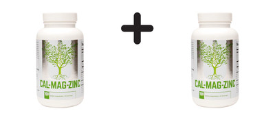 2 x Universal Nutrition Calcium, Zinc and Magnesium (100 Tabs) (67,48 EUR/kg)