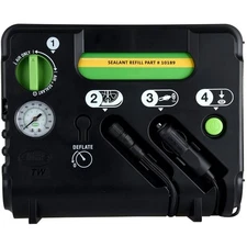 Slime 50139 Flat Tire Puncture Emergency Kit, Includes Sealant and Tire Inflator