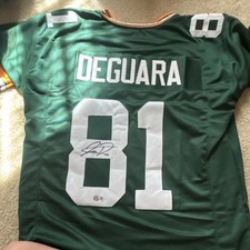 Deguara Green Bay Packers Autographed Jersey Beckett Authentication