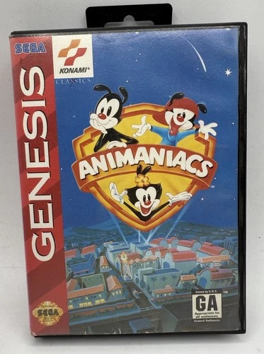 Animaniacs | Sega Genesis | Cartridge & Case | Tested