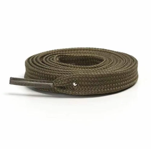 Baskets plates de rechange pour chaussures de rechange vert militaire lacets cordes bottes de travail #5001