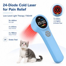 Home Cold Laser Therapy Deep Tissue LLLT Device 660nm 810nm 980nm Pain Relief