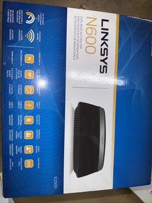 Linksys N600 E2500 300 Mbps 4-Port 10/100 Wireless N Router NEW