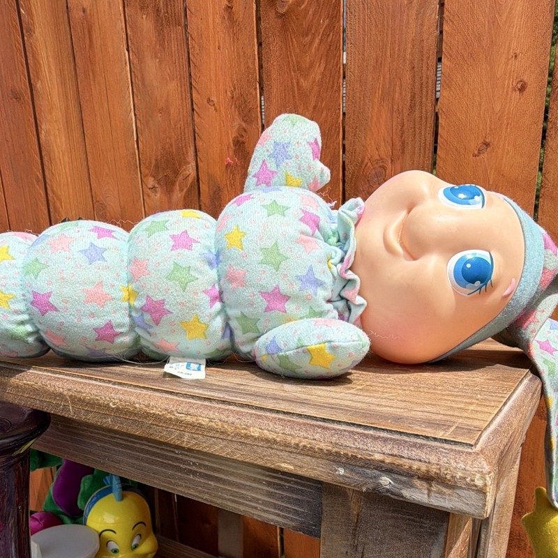Playskool Star Print Soft Doll Plush w/ Pajamas & Hat PA-282