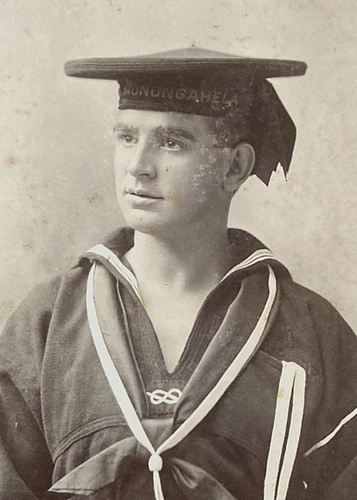 CIVIL WAR UNION NAVY USS MONONGAHELA SLOOP OF WAR'S INDIAN WARS ERA SAILOR PHOTO