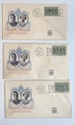 UK King & Queen 1939 Royal Train USA FDC Visit To Canada Lot Of 3