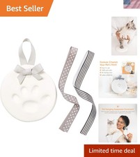Pet Paw Print Keepsake Ornament Kit - DIY Hanging Clay Keepsake for Dogs  Ca...