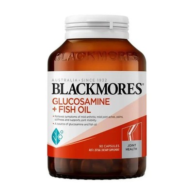 Blackmores Glucosamine Sulfate Sodium chloride 630mg  + Fish Oil 90 Capsules