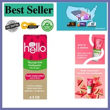 Fresh Watermelon Kids Toothpaste - Fluoride Free 4.2 oz - Delight