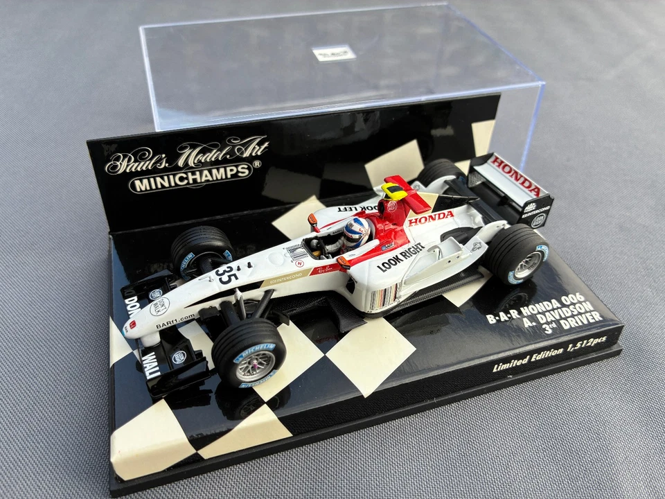 1/43 Minichamps Conversion Kit BAR Honda 006 3rd Driver A. Davidson 2004 - Bild 4 von 4