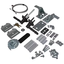 Decorative Twisted L Lock Set for Overhead Garage Doors