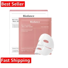 -Collagen Real Deep Mask, Hydrating Overnight Hydrogel Mask, Pore Minimizing,...