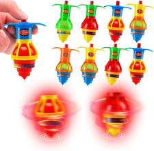 20PCS Light up Spinning Tops, LED Light up Flashing Spinning Tops Gyroscope Nov