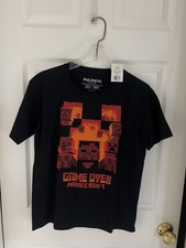 NWT Kid's Minecraft XL Game Over Graphic T-Shirt
