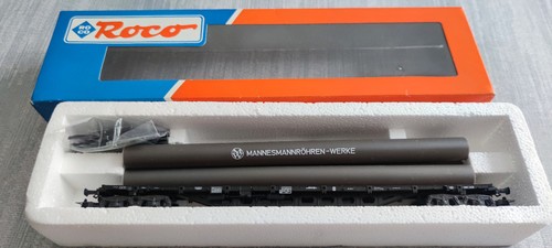 Roco 46214 H0 Mehrzweck-Tragwagen mit Südmilch Kesseln Epoche 4/6 mit KK+ NEM | Condition: Gebraucht