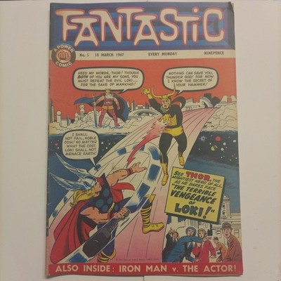 Fantastic #5 Marvel UK British Comic Book 