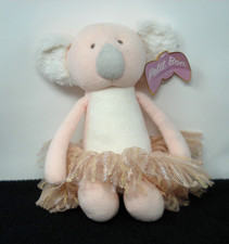FAO Schwarz Petit Bon Pink Koala Bear 12" Plush Tutu Stuffed Animal NEW