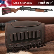 TOURBON Hunting Cheek Rest Riser Rifle Cartridges Ammo Holster Buttstock Sleeve