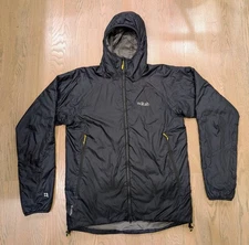 Rab Xenon X Jacket Mens Medium Blue Pertex Quantum Insulated Hooded Primaloft