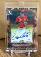 2026 Bowman Chrome Eli Willits #CPA-EW Firefractor Auto /3