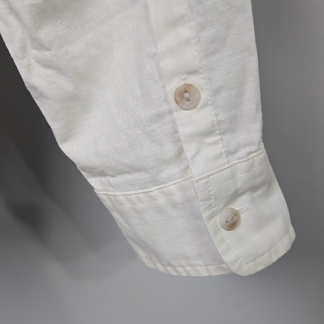 Universal Thread Ivory Cropped Fit Button Up Long… - image 6