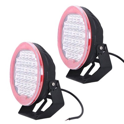 2er Pack 22mm LED Rund Spot Licht Scheinwerfer Dach Lampe für 1/8 1/10 RC Crawler Auto
